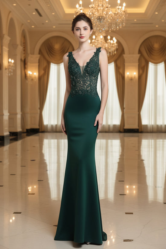 Elegant Beaded Bridal Toast Gown