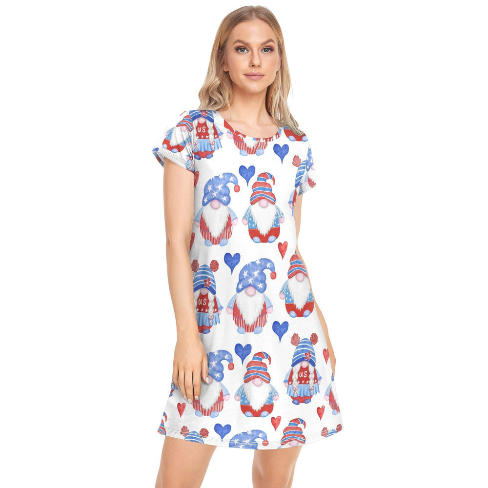 4th of July Women's Sleep Dress - Comfy Lounge Wear XXL