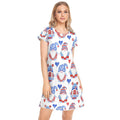 4th of July Women's Sleep Dress - Comfy Lounge Wear XXL