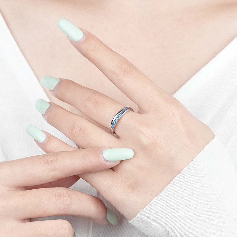 Modern Style Silver Rings