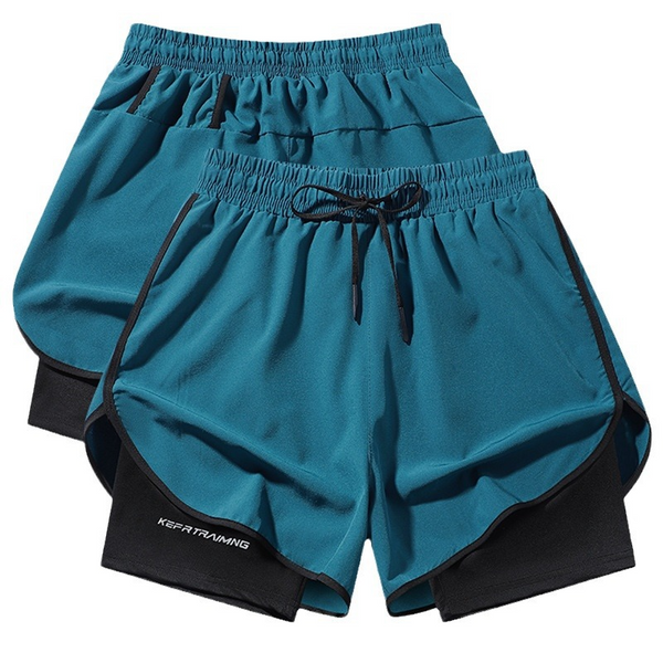 Swift-Dry Fitness Shorts for All – Comfy Couple Activewear