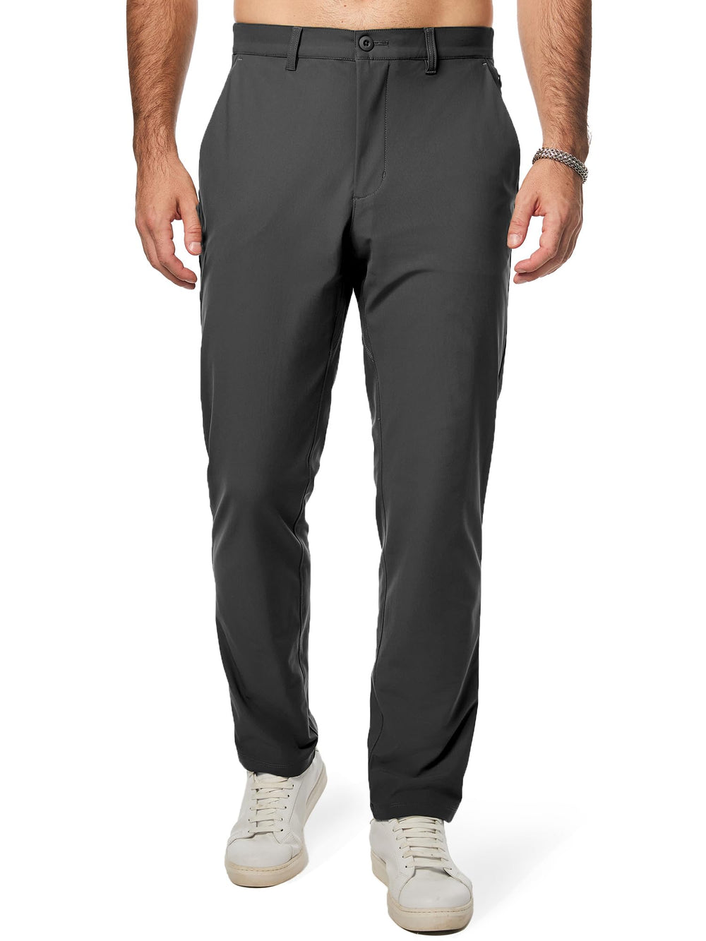 JMIERR Men's Stretch Chino Pants - Slim Fit with 4 Pockets