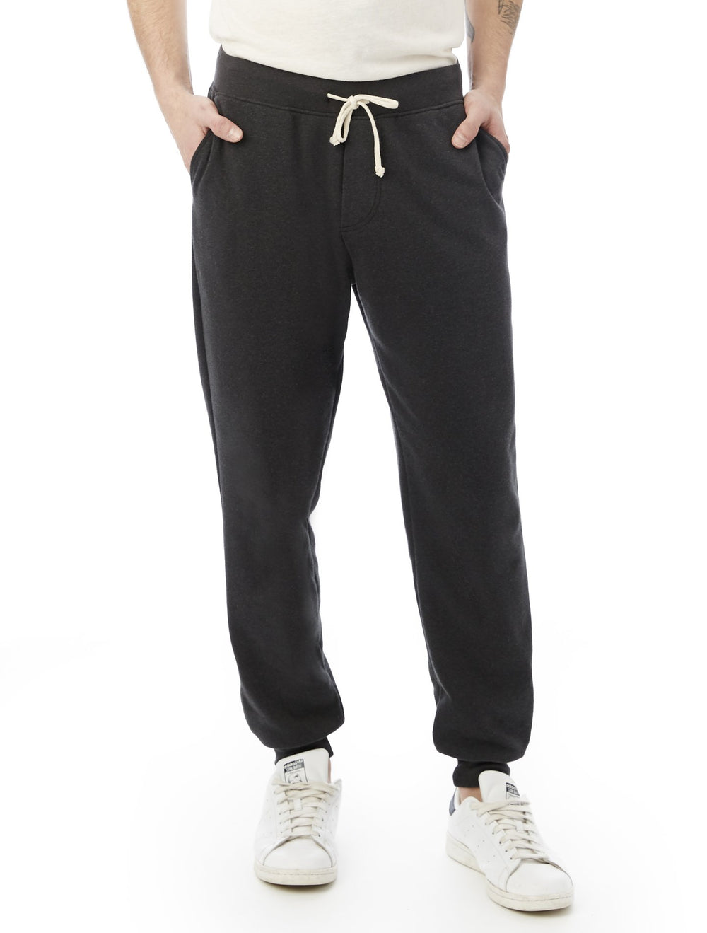 EcoSoft Men's Fleece Joggers - Black Large