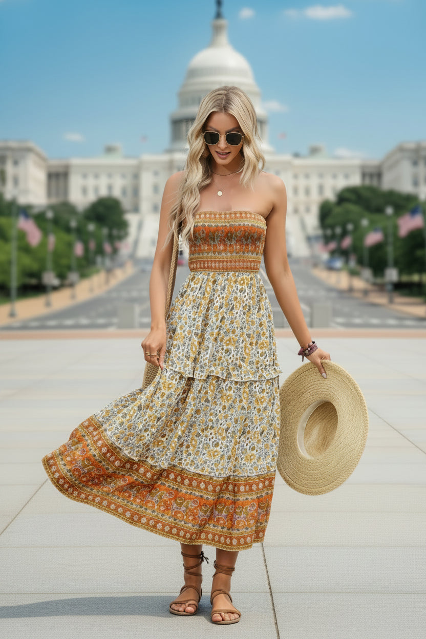 Vibrant Yellow Tube Dress