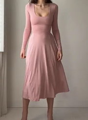 women’s elegant long sleeve dress – Formal Style