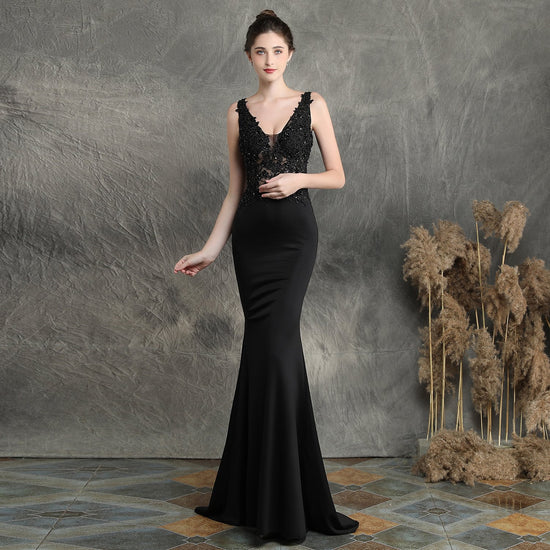 Elegant Beaded Bridal Toast Gown