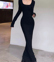 women’s elegant long sleeve dress – Formal Style