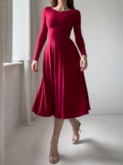 women’s elegant long sleeve dress – Formal Style