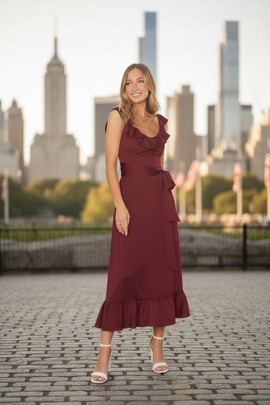Lace Up Summer Dress for Women