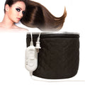 XNX 110V Electric Hair CapHair Care HatHome Hair SPA Beauty CapHair Steamer Thermal Heat CapNourishing Hair Hat with 3 Mode Temperature Control Black