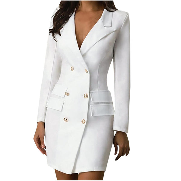 Chic Peak Blazer Dress for Women