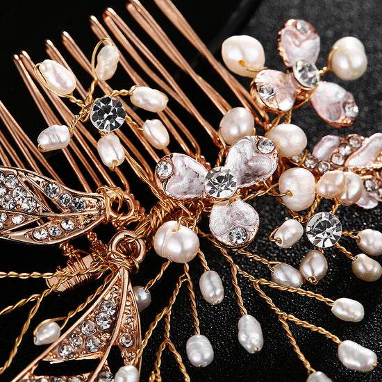 Fashion Pearl and Rhinestone Bridal Hair Accessories
