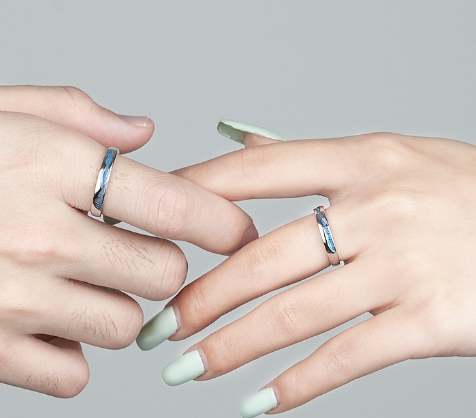 Modern Style Silver Rings