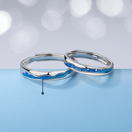 Modern Style Silver Rings