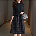 Chic Tie-Waist Knit Dress