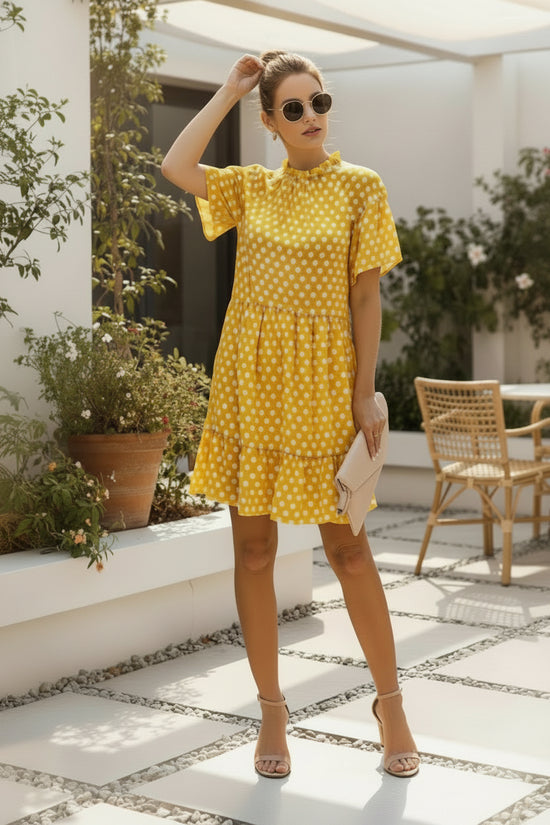 Sunny Polka Dot Day Dress