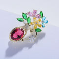 Korean Style Creative Vase Brooch for Fashion Accessories