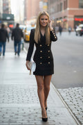 Chic Tailored Cotton Dress