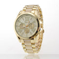 Luxury Geneva Steel Watch