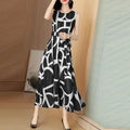 Elegant Summer Women’s O Neck Office Dress