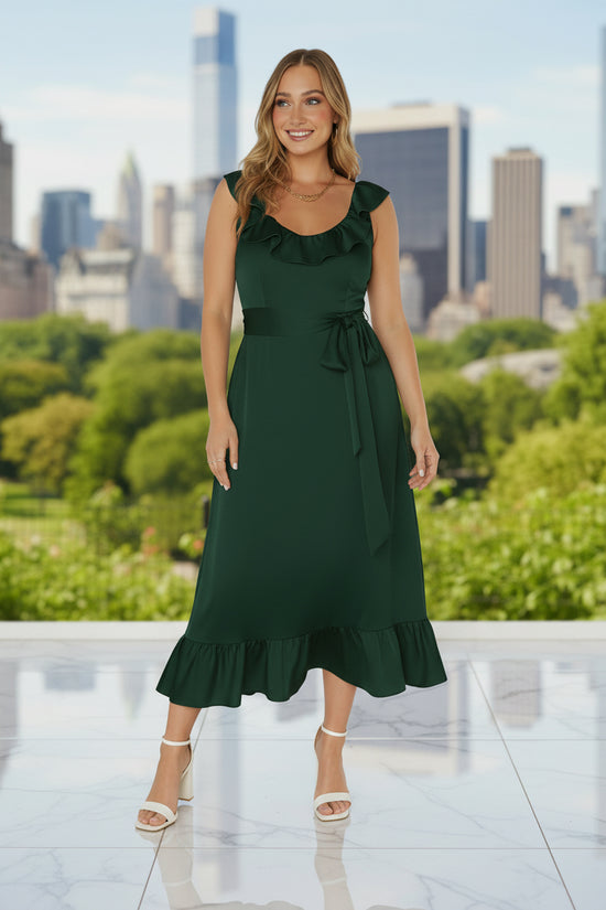Lace Up Summer Dress for Women