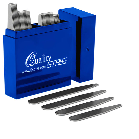 36 Stainless Steel Collar Stays for Dress Shirts