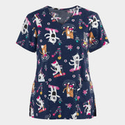 Chic Women’s Stretch Scrub Tops