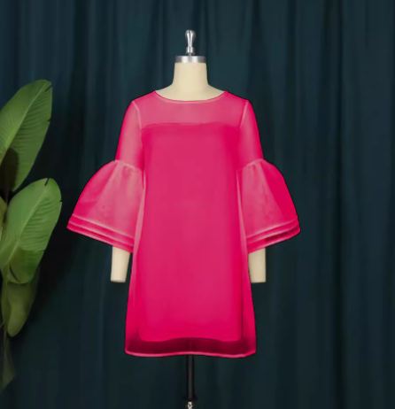 Sweet mesh dress for women – Elegant Feminine Style