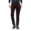 Corduroy Classic Slim Men's Pants (Coffee 29)