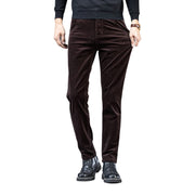 Corduroy Classic Slim Men's Pants (Coffee 29)