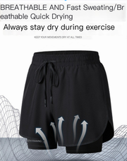 Swift-Dry Fitness Shorts for All – Comfy Couple Activewear