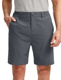 Soothfeel Men's 7" Stretch Golf Shorts - Quick Dry with 5 Pockets
