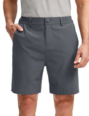 Soothfeel Men's 7" Stretch Golf Shorts - Quick Dry with 5 Pockets